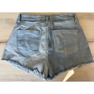 Rewash Womens Denim Shorts Size 28 Blue Stripe Distressed Frayed Hem